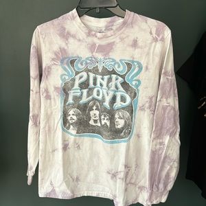 Pink Floyd vintage long sleeve tie dye graphic tee Urban Outfitters